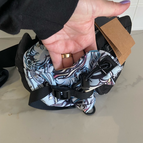 SUPREME X THE NORTH FACE • Steep Tech waist bag Fanny pack multi color dragon - Picture 6 of 13